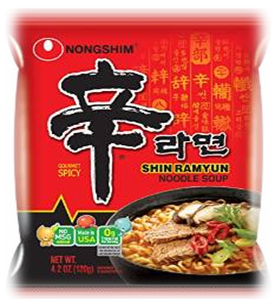 NONG SHIM Shin Ramyun Hot  Spicy Noodle 120g