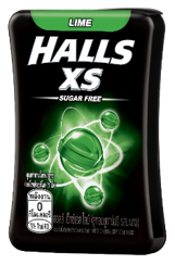 Halls XS Lime Sugar Free Candy - 15g (12pcsx24pack)