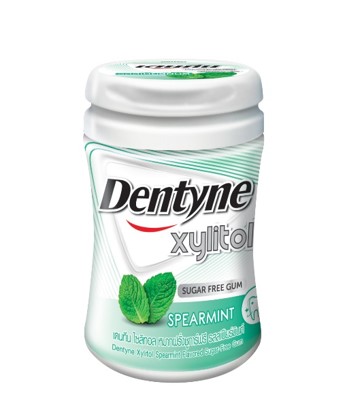 Dentyne Bottle Xylitol Spearmint 56g