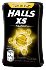 Halls XS Honey Lemon Sugar Free Candy - 15g (12pcsx24pack)