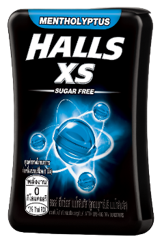 Halls XS Mentholyptus Sugar Free Candy - 15g (12pcsx24pack)